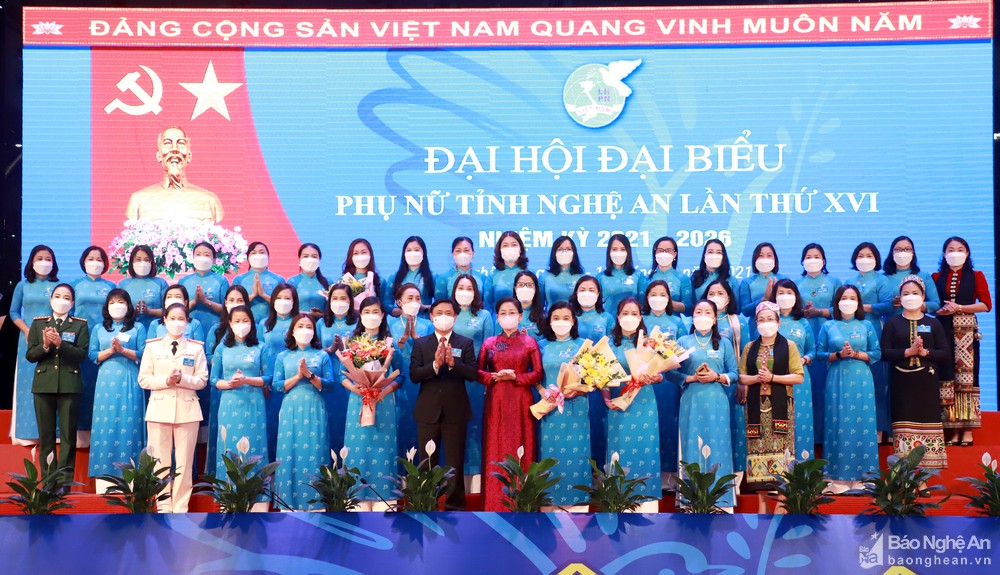 Danh sách 42 Ủy viên Ban Chấp hành Hội Liên hiệp Phụ nữ tỉnh Nghệ An khóa XVI, nhiệm kỳ 2021