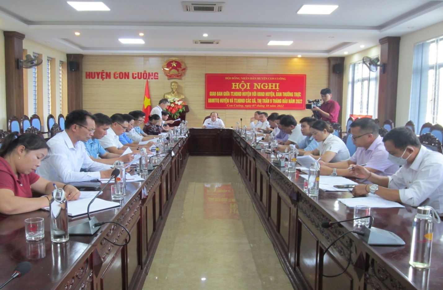 Con Cuông: Tổ chức Hội nghị giao ban Thường trực HĐND cấp xã 9 tháng đầu năm 2022