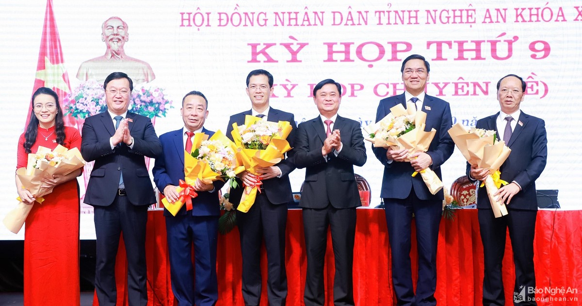 Tân Giám đốc Sở Tài chính, Sở Tư pháp được bầu làm Ủy viên UBND tỉnh Nghệ An nhiệm kỳ 2021-2026