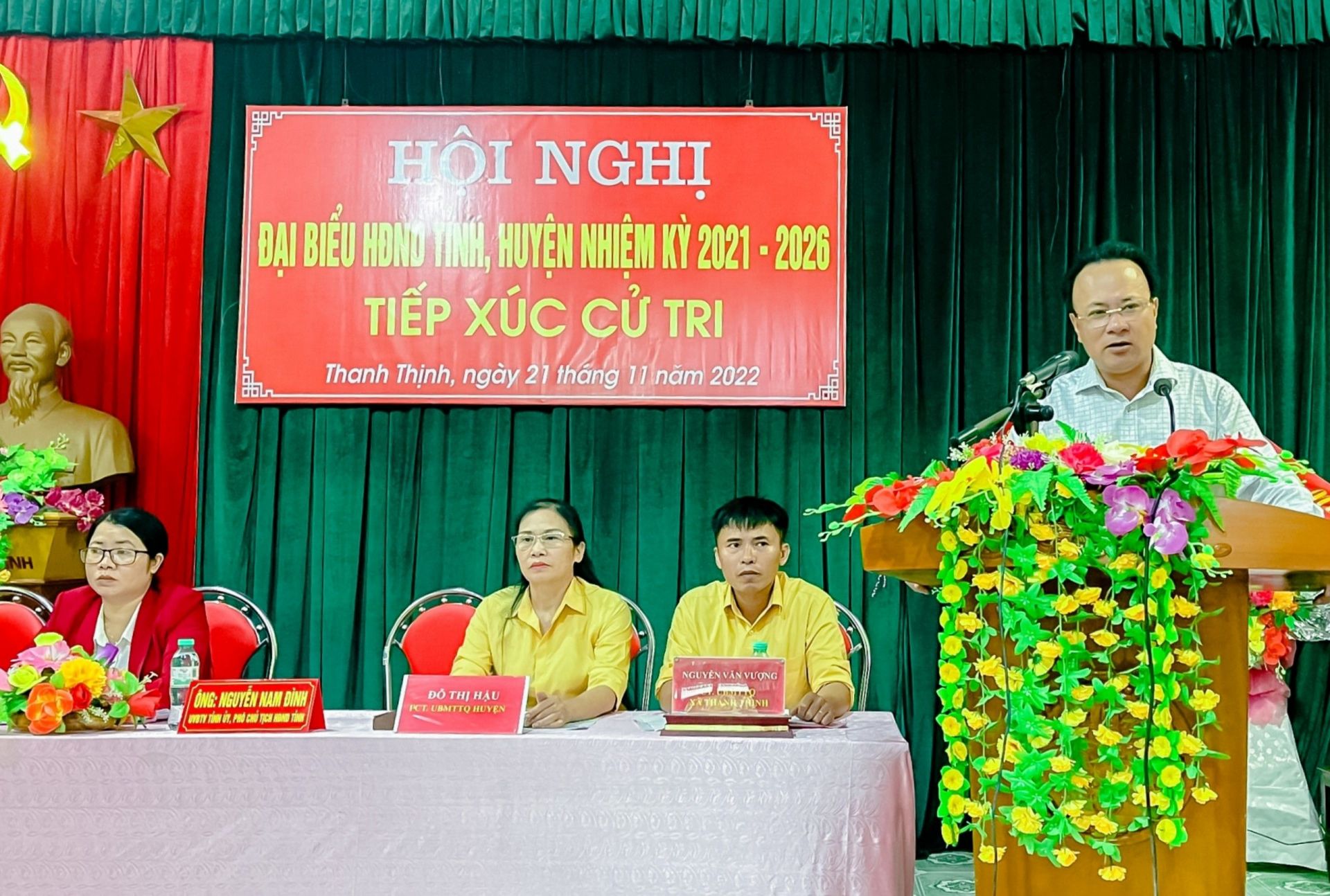 Nhiều cử tri xã Thanh Thịnh kiến nghị liên quan đến xây dựng nông thôn mới