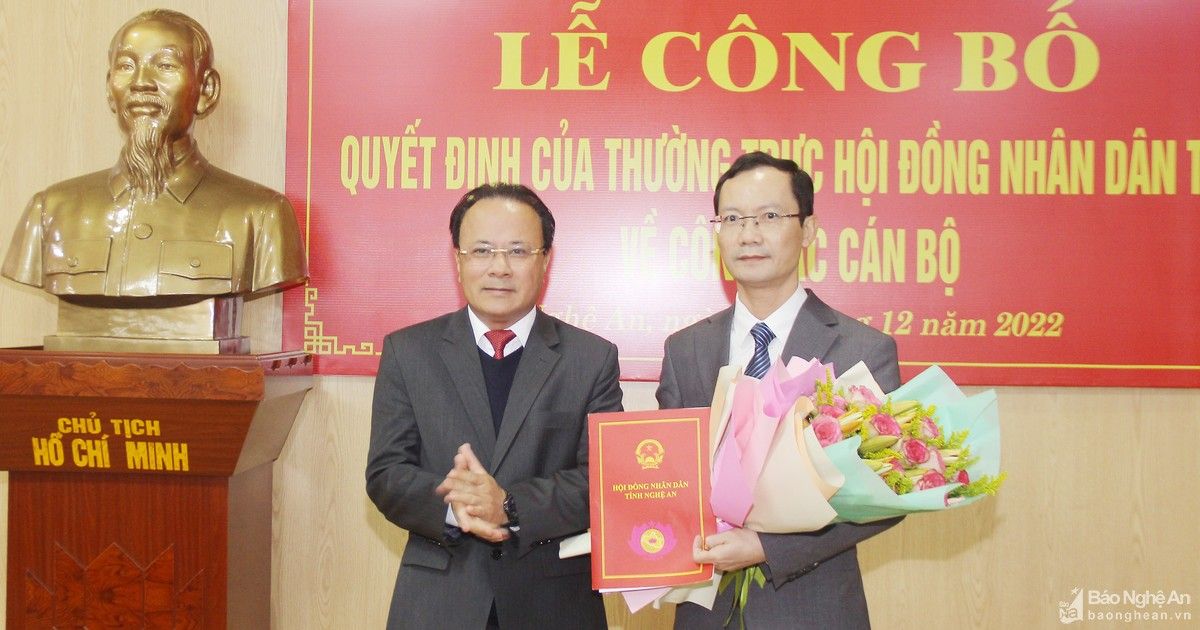 Công bố quyết định bổ nhiệm Phó Chánh Văn phòng Đoàn đại biểu Quốc hội và HĐND tỉnh