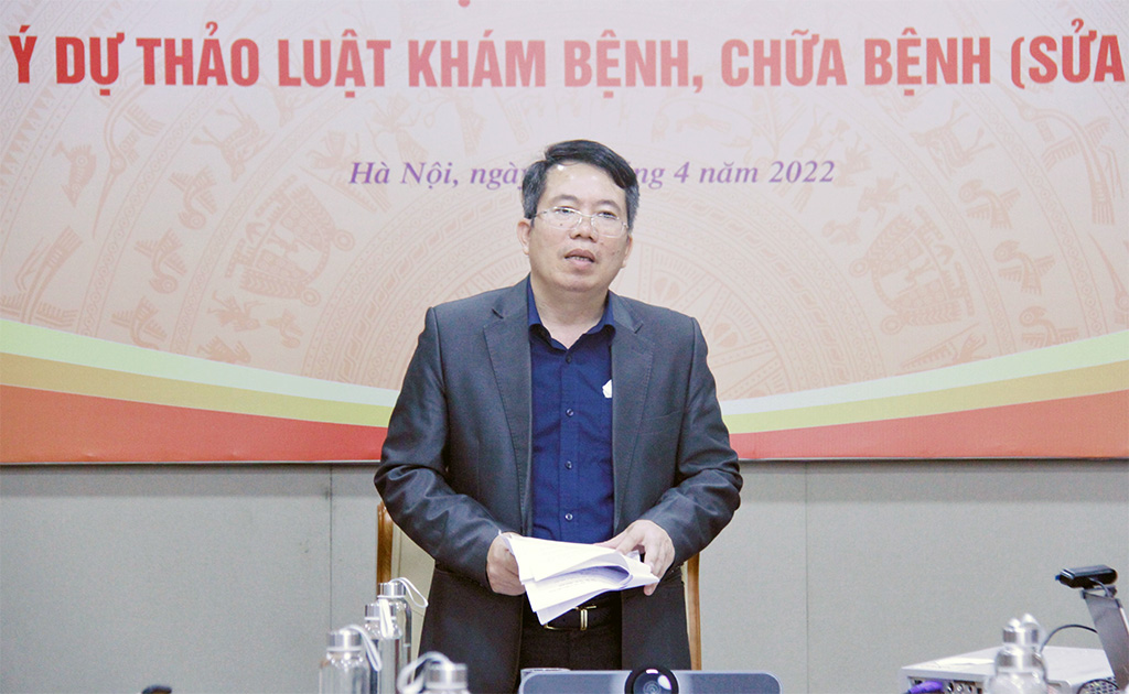 Góp ý dự thảo Luật Khám bệnh, chữa bệnh (sửa đổi): Quy định rõ cơ chế giám sát, đánh giá chất lượng dịch vụ khám, chữa bệnh