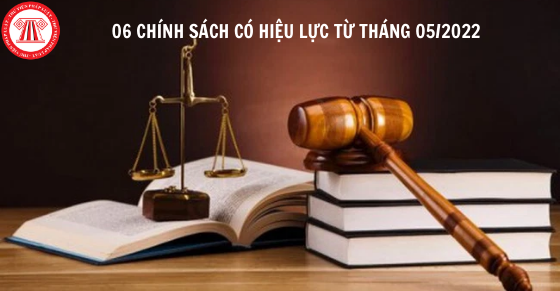 06 chính sách có hiệu lực từ tháng 05/2022