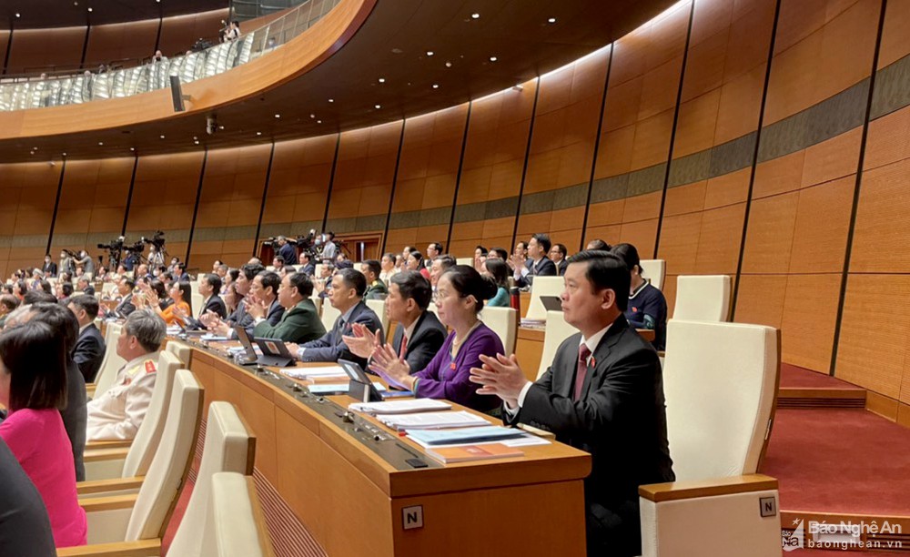 Đoàn đại biểu Quốc hội Nghệ An với các hoạt động tại phiên khai mạc Kỳ họp thứ 3, Quốc hội khóa XV