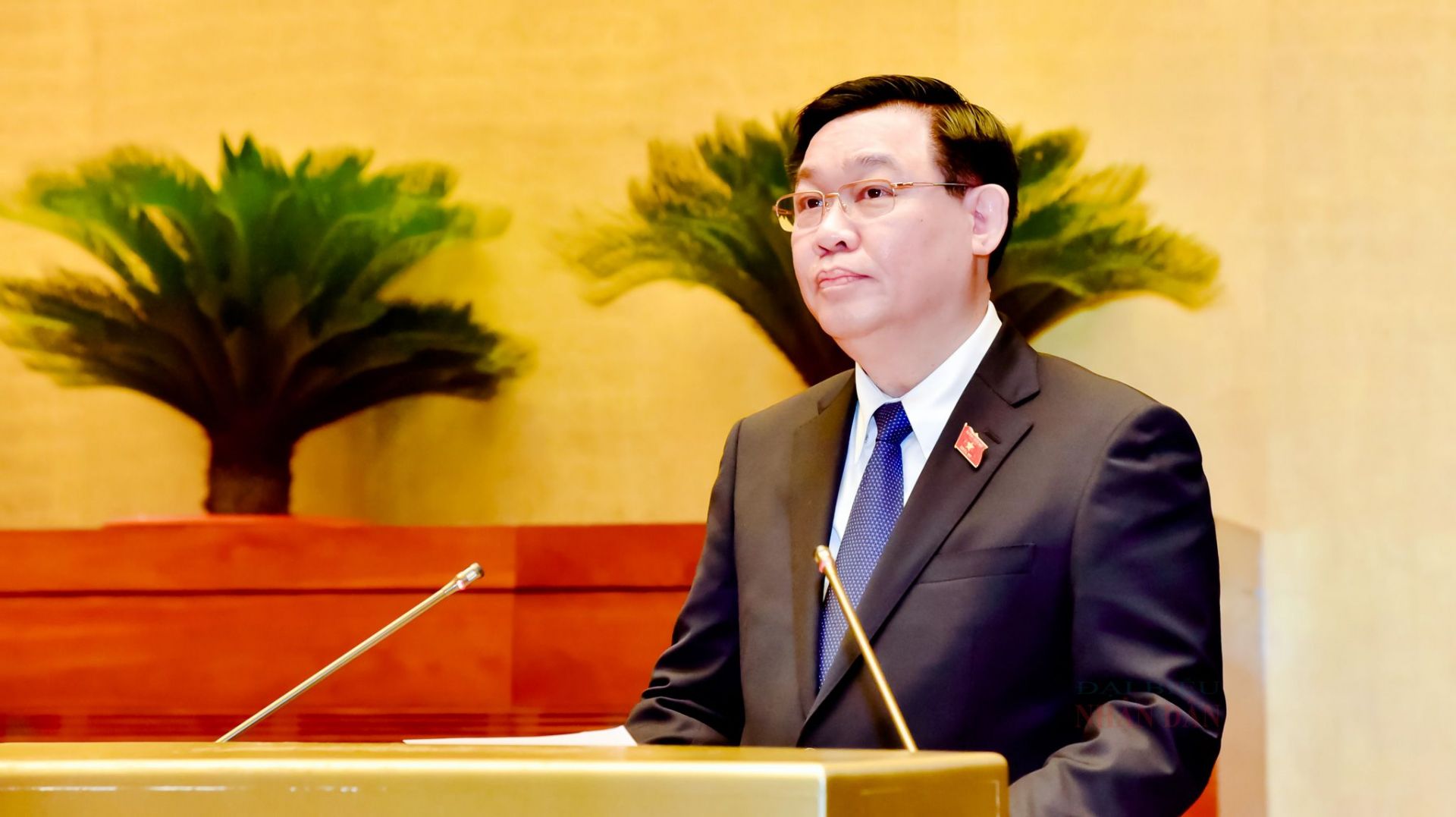Phát biểu khai mạc kỳ họp thứ 3, Quốc hội khóa XV của Ủy viên Bộ Chính trị, Chủ tịch Quốc hội Vương Đình Huệ