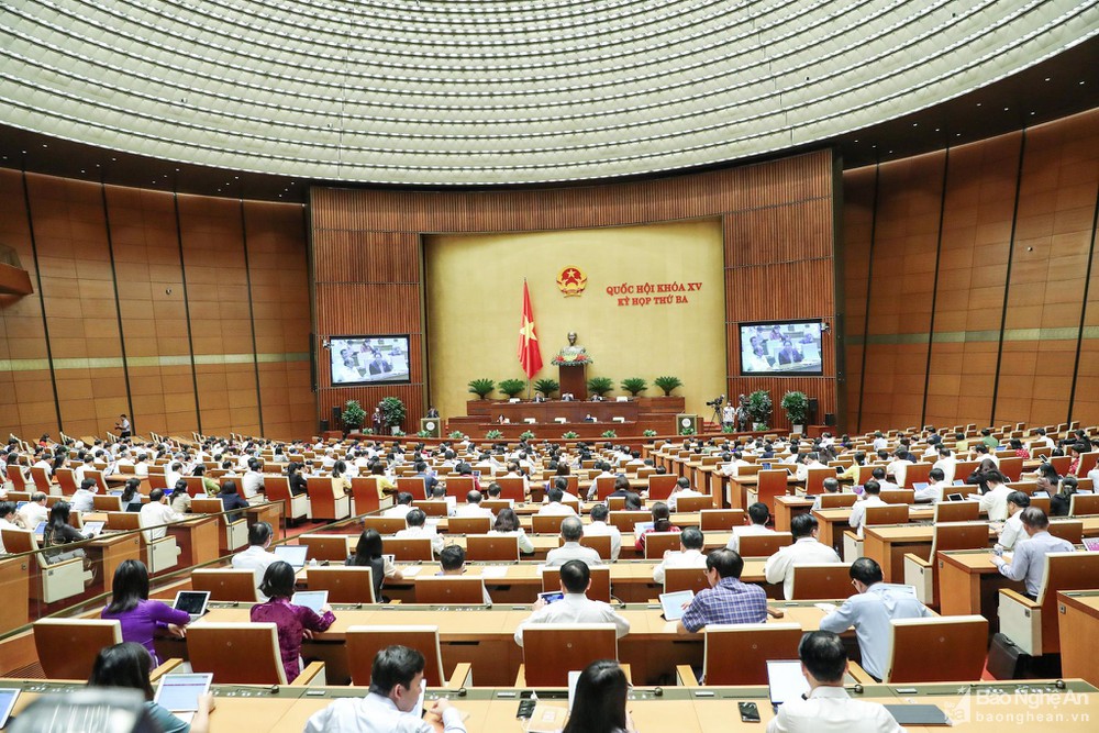 Kỳ họp thứ Ba, Quốc hội Khóa XV: Chương trình làm việc ngày 15.6.2022