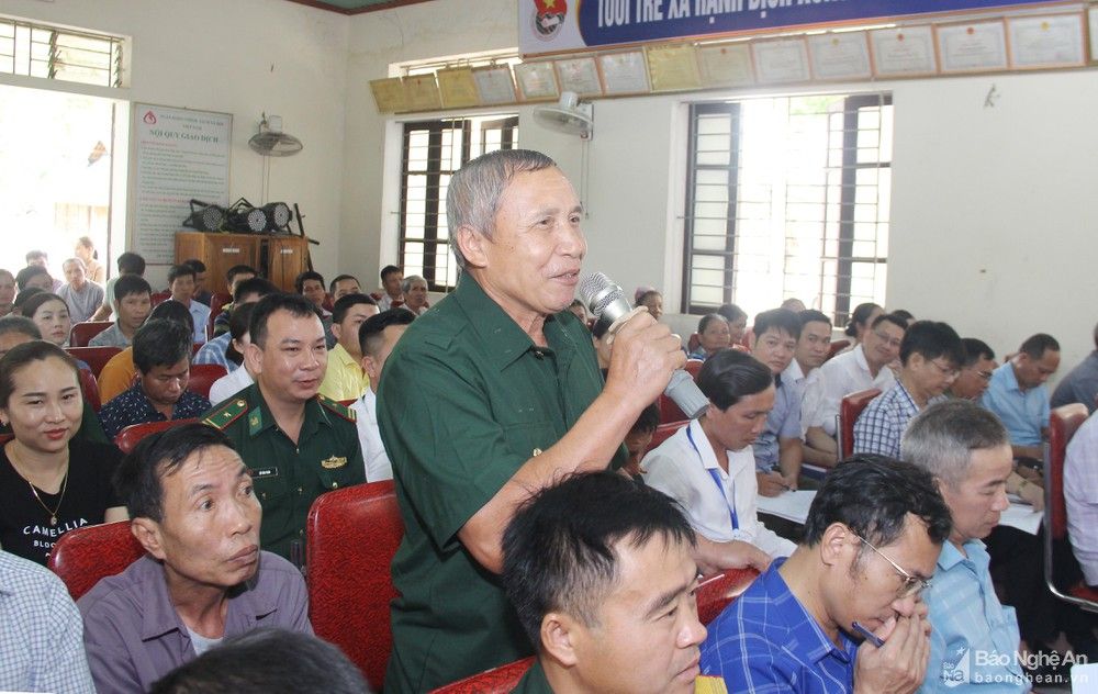 Cử tri xã Hạnh Dịch (Quế Phong) kiến nghị nhiều vấn đề dân sinh