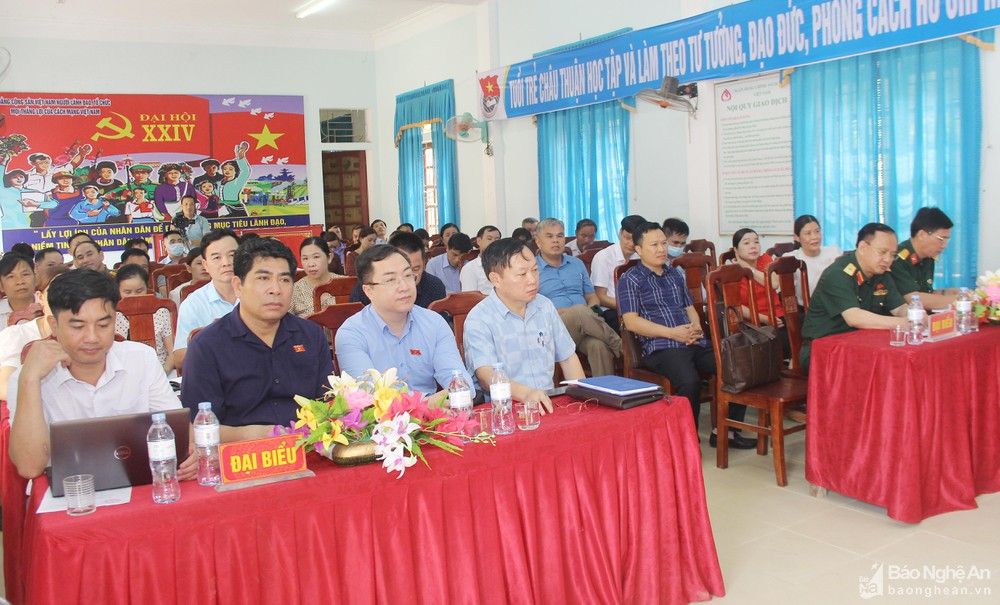 Cử tri huyện Quỳ Châu kiến nghị đẩy nhanh tiến độ thực hiện Nghị quyết số 88 của Quốc hội