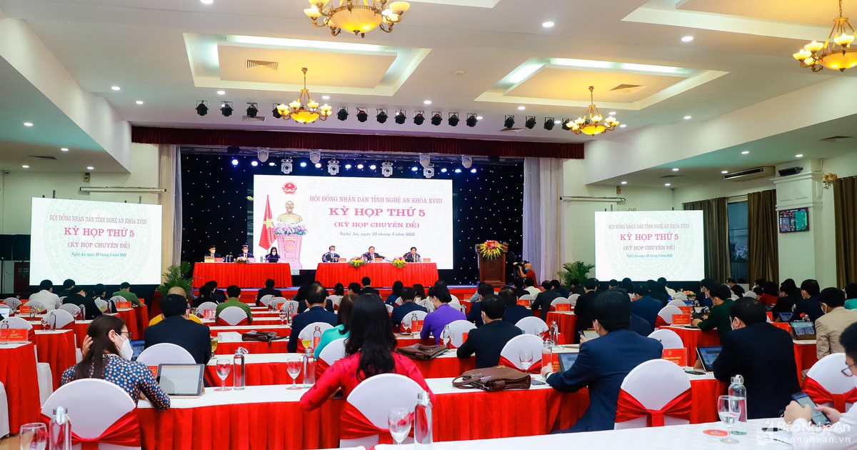 Hôm nay 24/6, HĐND tỉnh Nghệ An tổ chức Kỳ họp chuyên đề