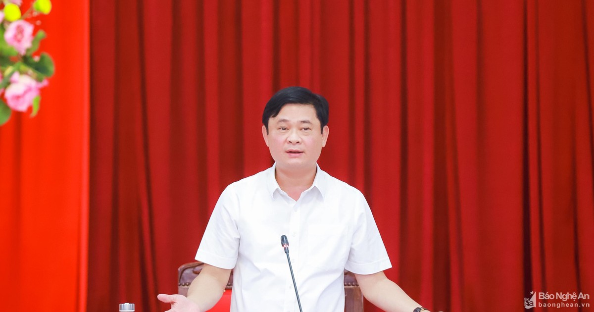 Thường trực Ban Chỉ đạo tổng kết 10 năm thực hiện Nghị quyết số 26 của Bộ Chính trị về Nghệ An nghe, cho ý kiến tiến độ triển khai nhiệm vụ