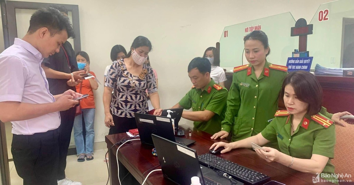 Nghệ An triển khai cấp căn cước công dân cả trong dịp lễ 2/9