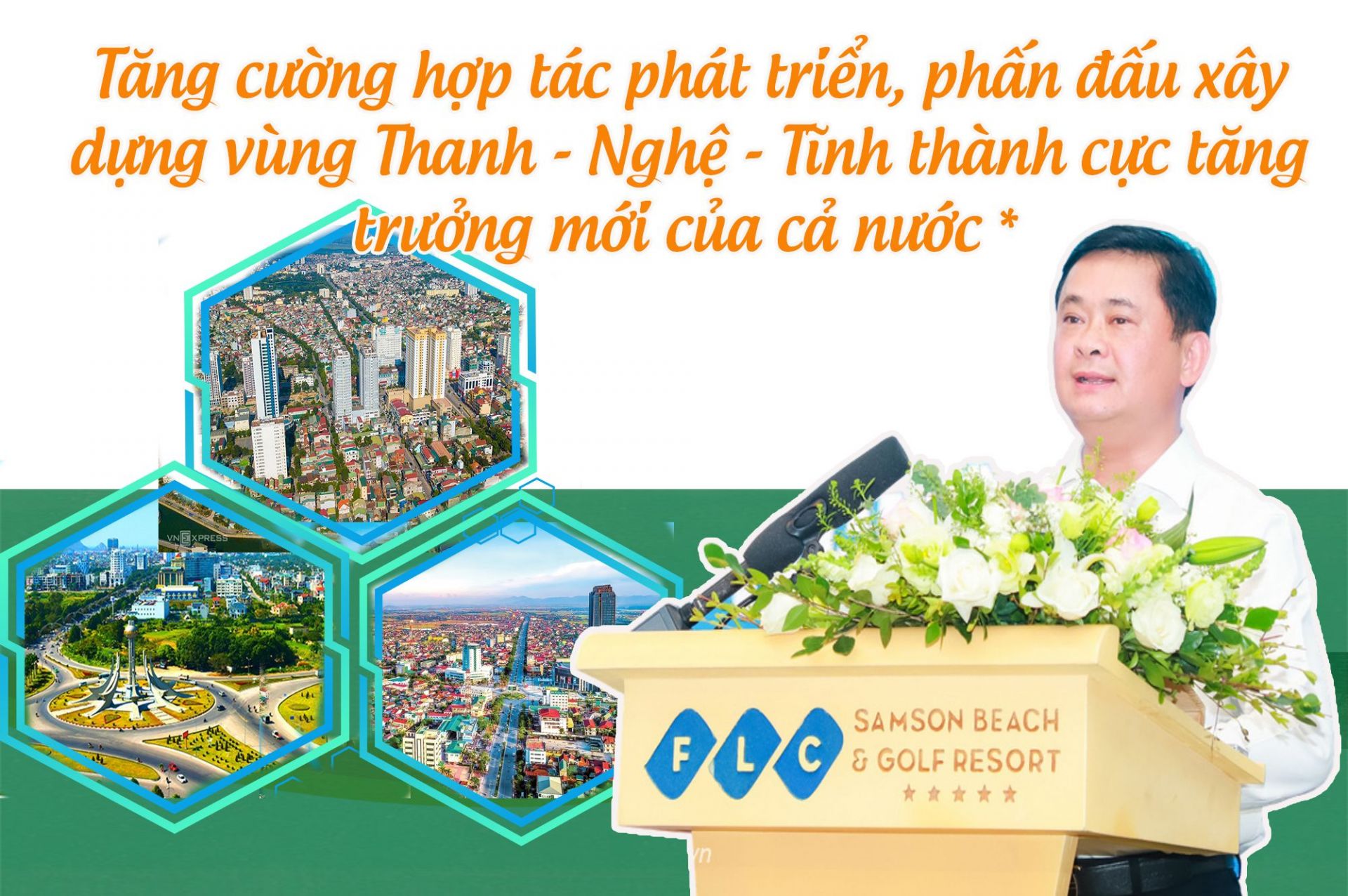 Tăng cường hợp tác phát triển, phấn đấu xây dựng vùng Thanh-Nghệ-Tĩnh thành cực tăng trưởng mới của cả nước*