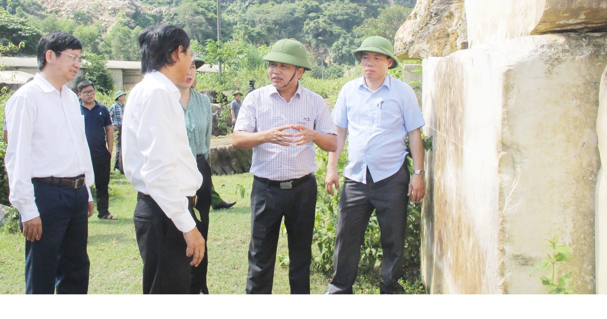 Hội đồng nhân dân tỉnh giám sát công tác quản lý nhà nước về khoáng sản tại huyện Quỳ Hợp