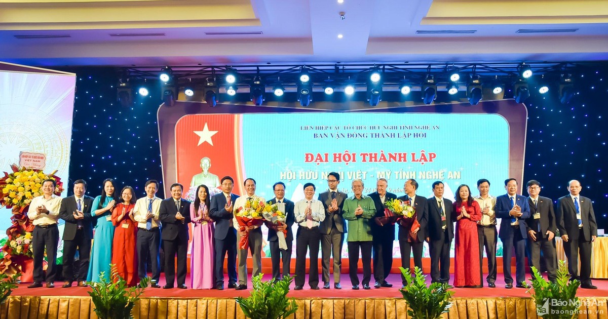 Đại hội thành lập Hội hữu nghị Việt - Mỹ tỉnh Nghệ An