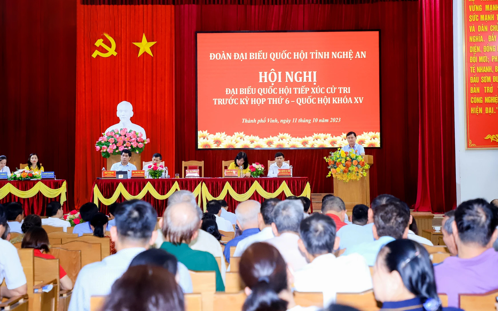 Nhiều ý kiến, kiến nghị cử tri thuộc thẩm quyền Trung ương được Đoàn ĐBQH tỉnh tổng hợp, báo cáo trước kỳ họp thứ 6, Quốc hội khóa XV