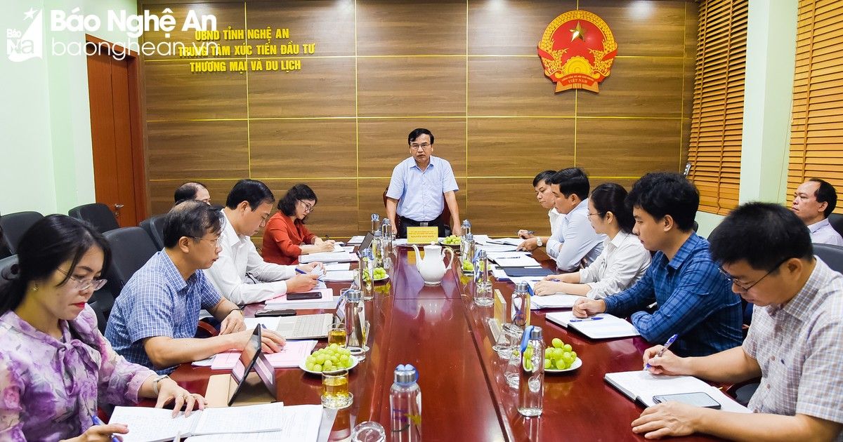 Tháo gỡ vướng mắc tại Trung tâm Xúc tiến đầu tư thương mại và du lịch Nghệ An