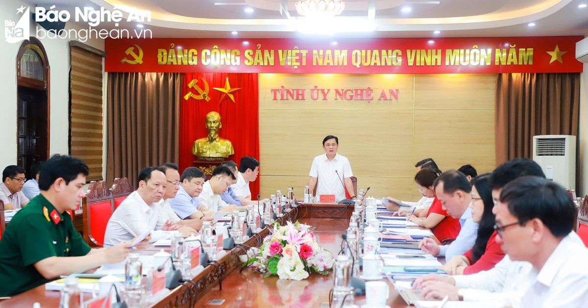 Ban Thường vụ Tỉnh ủy Nghệ An thông qua chủ trương đầu tư dự án sản xuất giày dép xuất khẩu gần 600 tỷ đồng tại Quỳnh Lưu