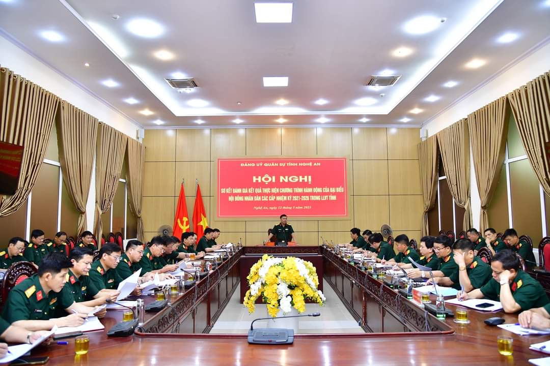 Sơ kết chương trình hành động của đại biểu Hội đồng nhân dân trong lực lượng vũ trang tỉnh