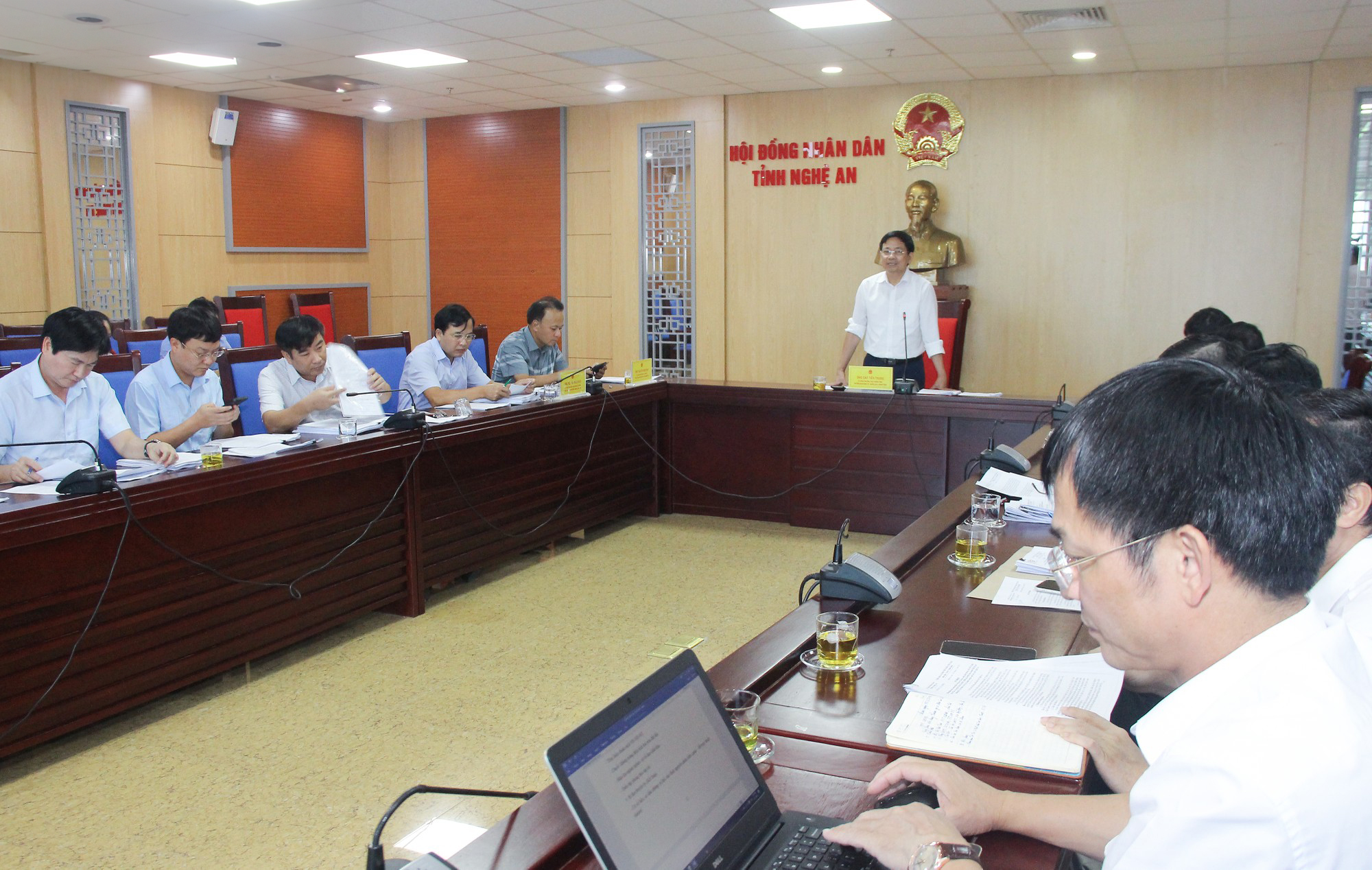 Thống nhất trình HĐND tỉnh Nghệ An xem xét, quyết định chủ trương đầu tư và điều chỉnh chủ trương đầu tư 7 công trình, dự án