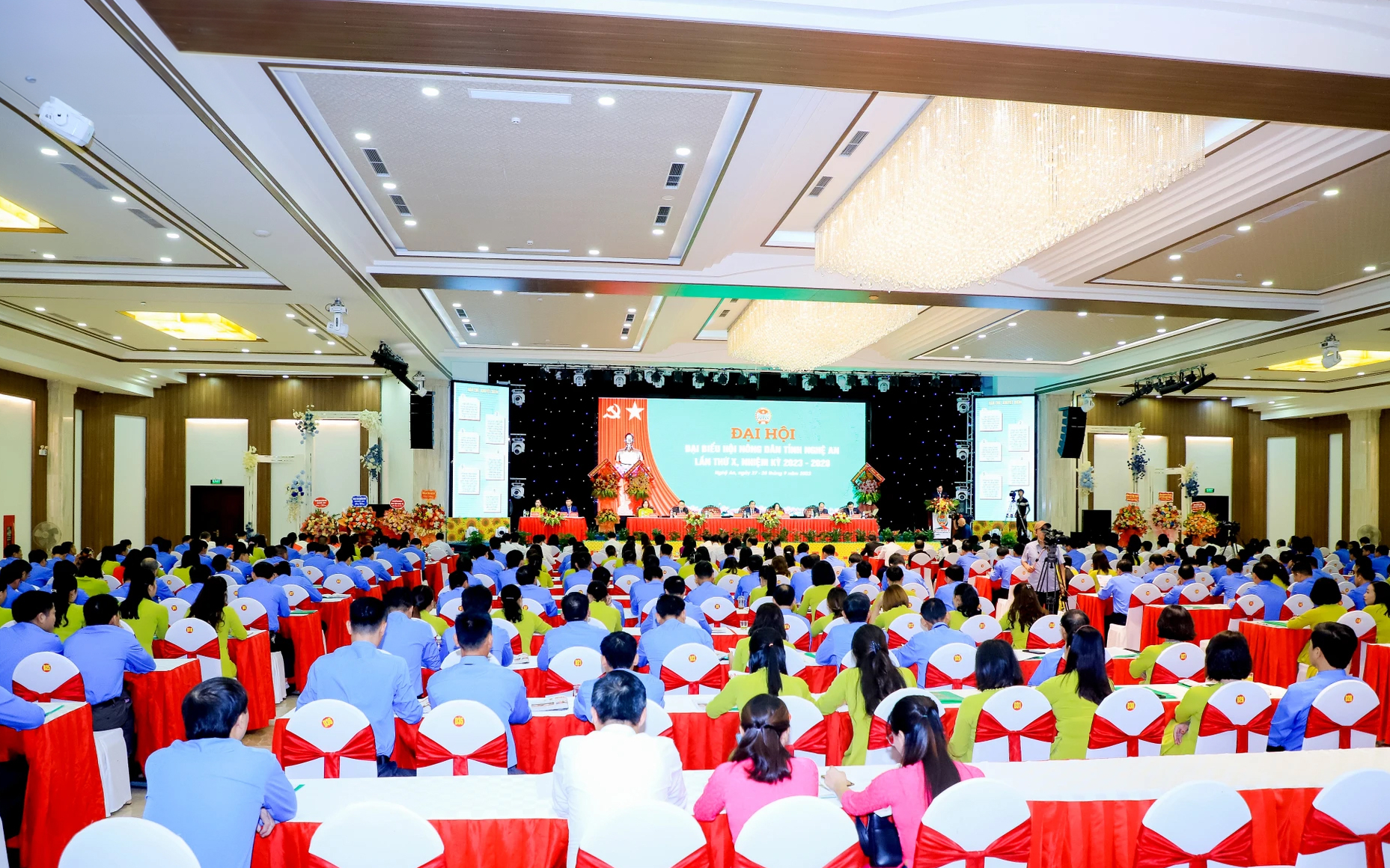 Khai mạc trọng thể Đại hội đại biểu Hội Nông dân tỉnh Nghệ An lần thứ X, nhiệm kỳ 2023 - 2028