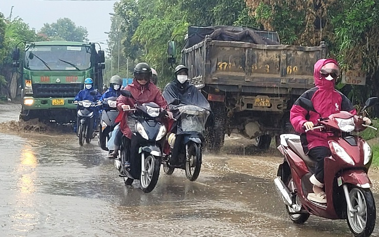 Sở Giao thông vận tải trả lời kiến nghị của cử tri huyện Hưng Nguyên về tu sửa, nâng cấp tuyến đường 542C đoạn đi qua xã Hưng Thông