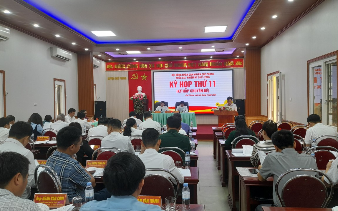 HĐND huyện Quế Phong thông qua nghị quyết điều chỉnh kế hoạch đầu tư công trung hạn 2021 - 2025
