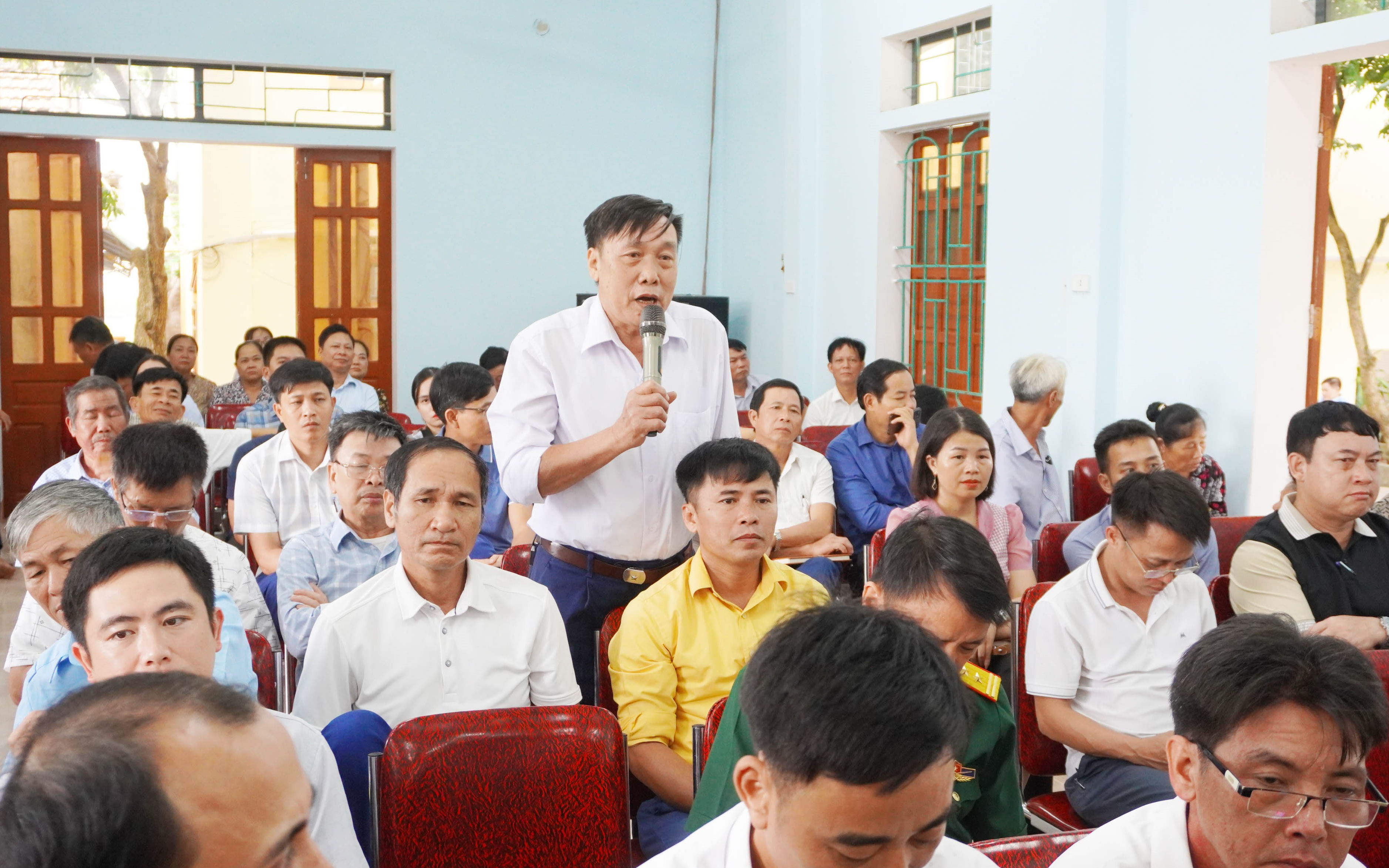 Cử tri xã Thanh Đồng, huyện Thanh Chương kiến nghị đảm bảo nguồn nước phục vụ sản xuất nông nghiệp