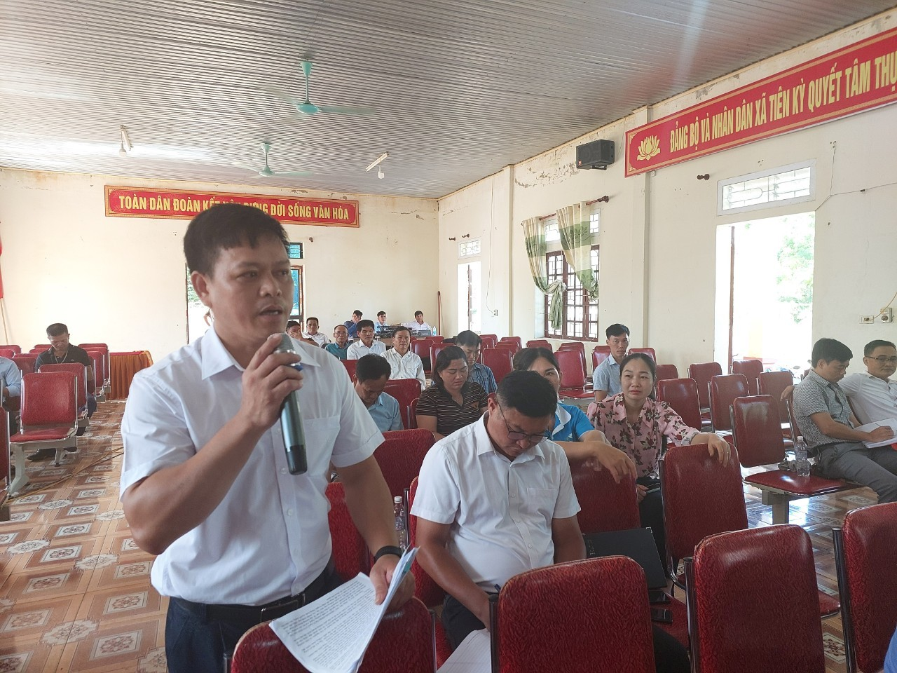 Đại biểu HĐND tỉnh tiếp xúc cử tri tại xã Tiên Kỳ, huyện Tân Kỳ