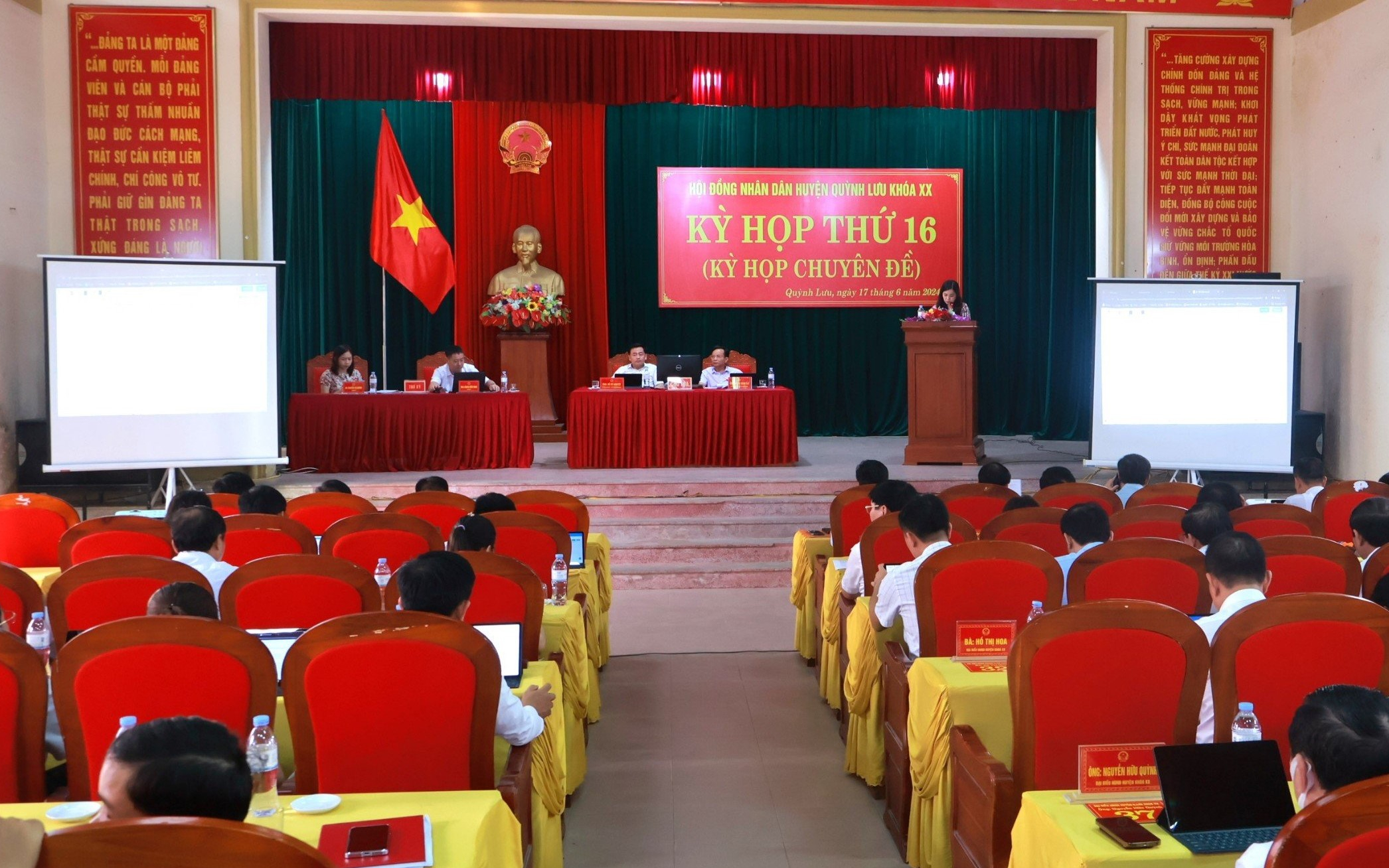 HĐND huyện Quỳnh Lưu thông qua chủ trương đầu tư 4 dự án sử dụng vốn đầu tư công