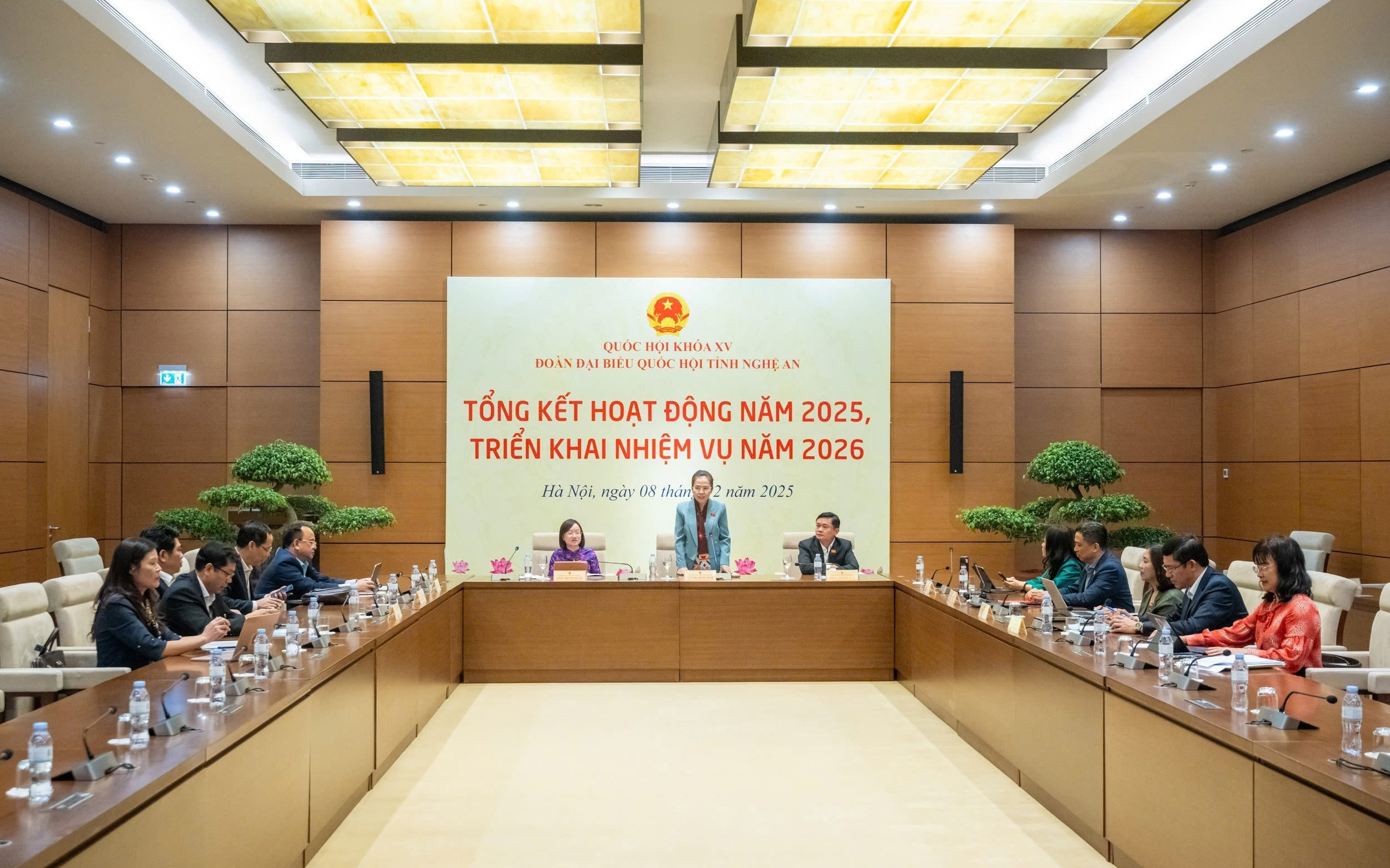 Đoàn ĐBQH tỉnh Nghệ An tổng kết hoạt động năm 2025, triển khai nhiệm vụ năm 2026