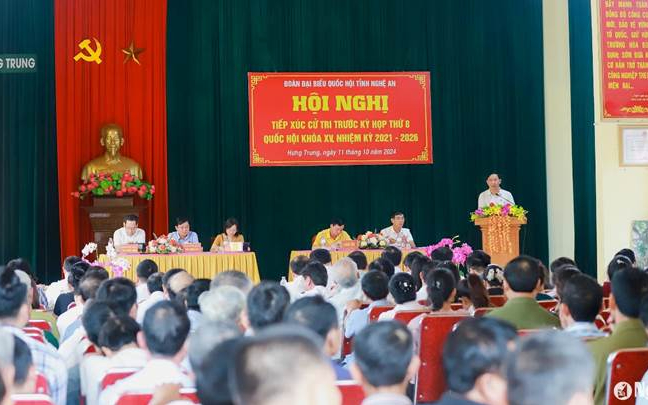 Đoàn đại biểu Quốc hội tỉnh tổ chức tiếp xúc cử tri trước và sau kỳ họp thường lệ thứ 9, Quốc hội khóa XV