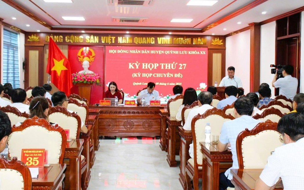 HĐND huyện Quỳnh Lưu thông qua các Nghị quyết về quyết toán ngân sách và điều chỉnh vốn đầu tư công