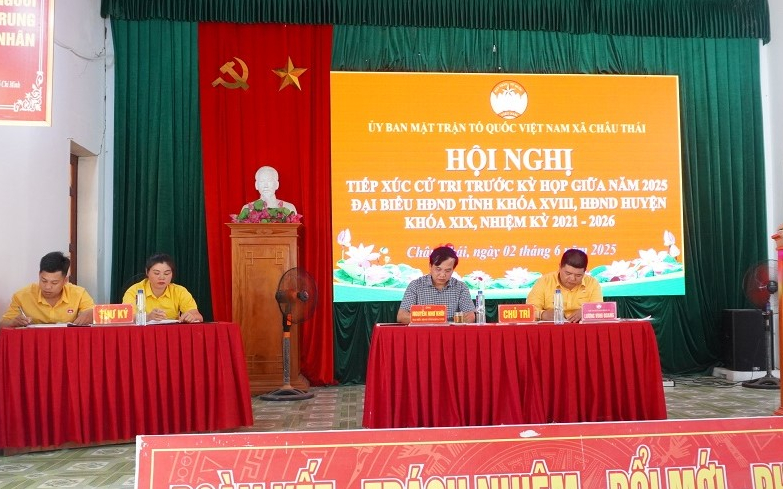 Đại biểu HĐND tỉnh tiếp xúc cử tri sau khi thực hiện mô hình chính quyền địa phương 2 cấp