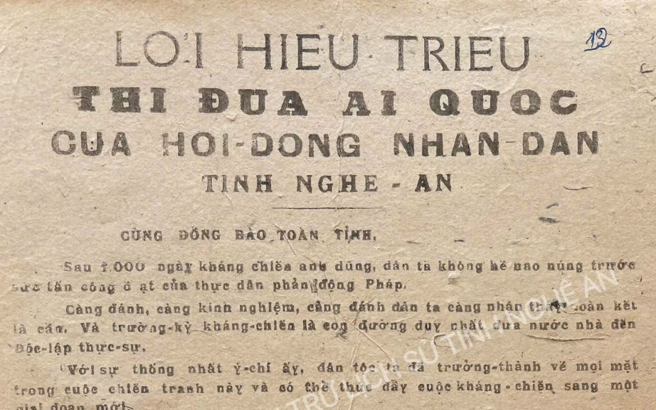 Lời hiệu triệu thi đua ái quốc: Từ kháng chiến đến Đại hội Thi đua yêu nước 2025