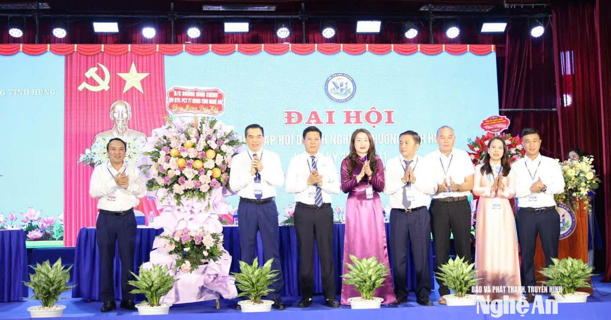 Đại hội thành lập Hội Doanh nghiệp phường Vinh Hưng nhiệm kỳ 2026-2031