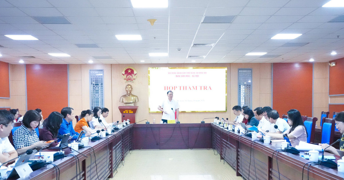 HĐND tỉnh Nghệ An thẩm tra phương án phân bổ hơn 111 tỷ đồng phục vụ phát triển văn hóa