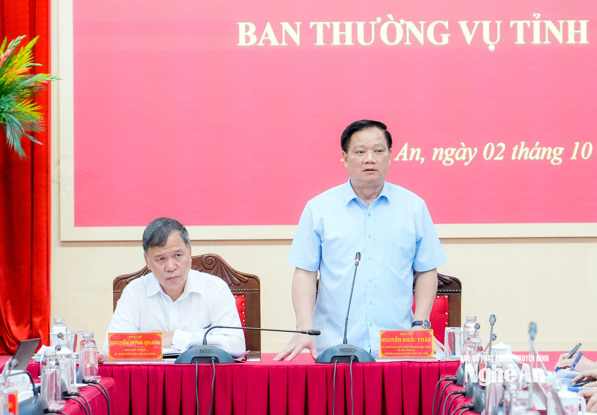 Ủy ban Kiểm tra Trung ương giám sát nhiều nội dung trọng tâm tại Nghệ An