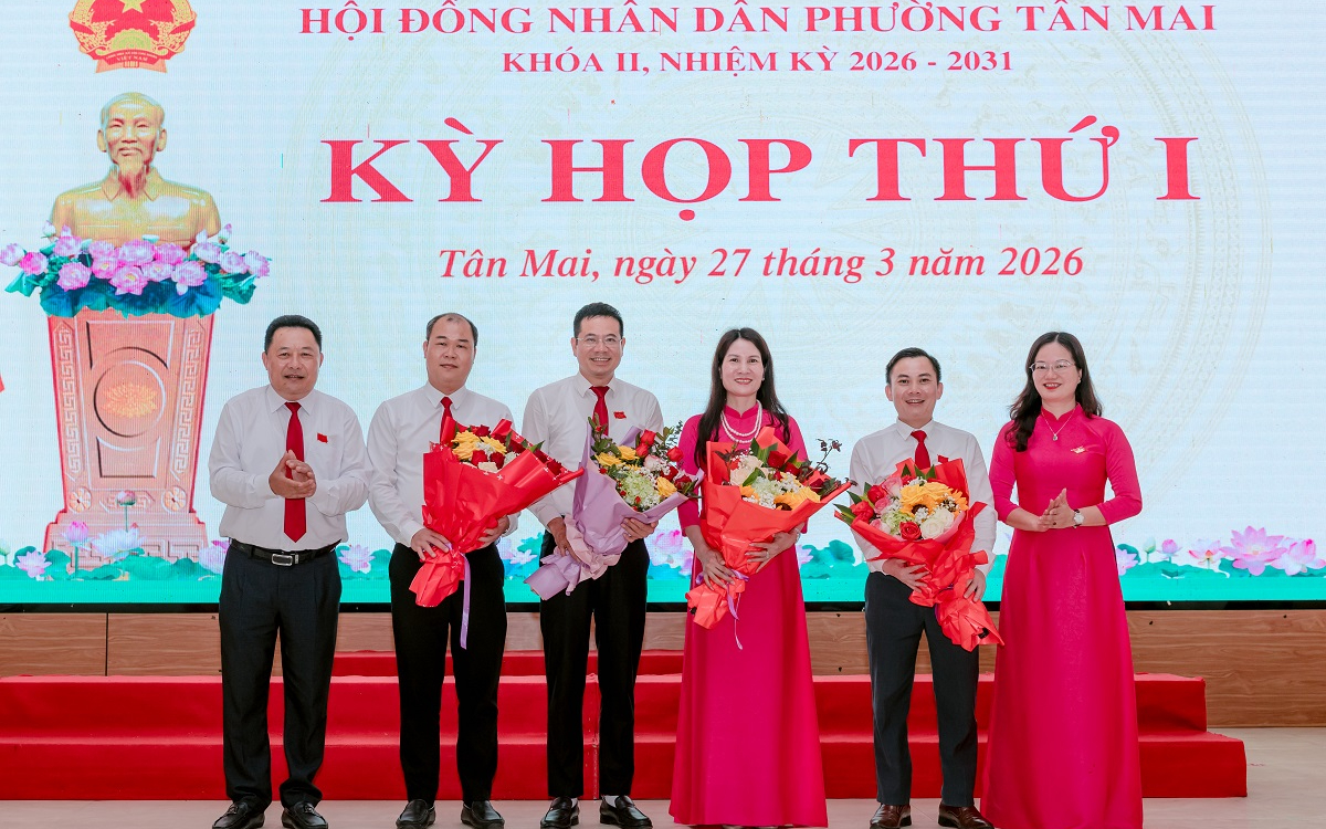 HĐND phường Tân Mai: Tổ chức thành công Kỳ họp thứ nhất, nhiệm kỳ 2026 - 2031