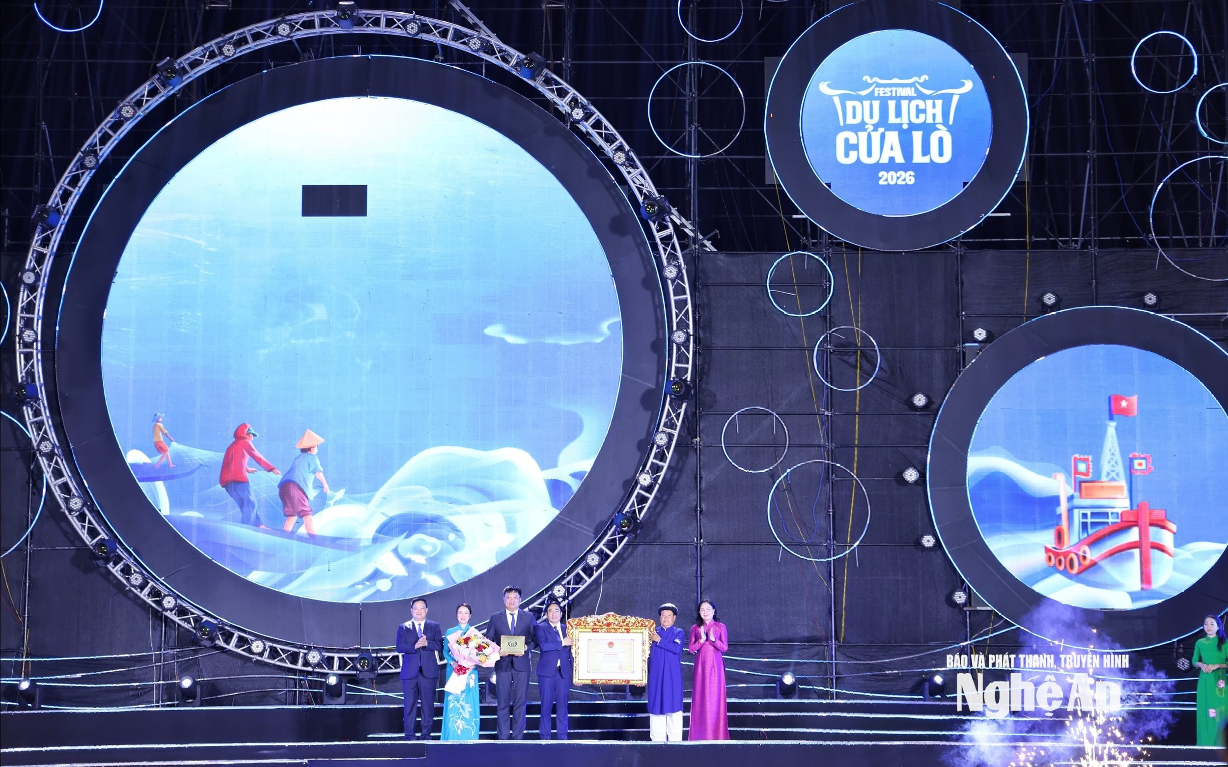 Khai mạc Festival Du lịch Cửa Lò 2026: Vinh danh Đô thị du lịch sạch ASEAN
