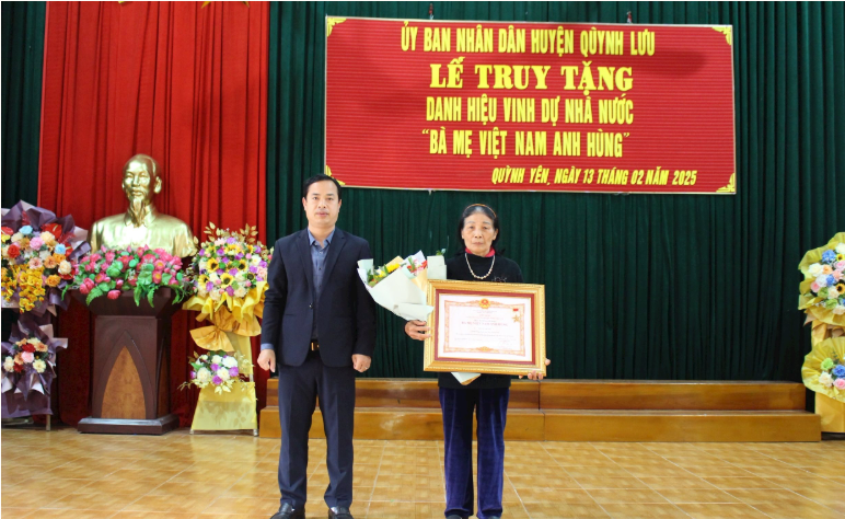 Sở Nội vụ thông tin việc đề nghị truy tặng danh hiệu Mẹ Việt Nam anh hùng