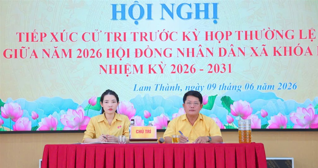 Xã Lam Thành hoàn thành đợt tiếp xúc cử tri trước kỳ họp thường lệ giữa năm 2026
