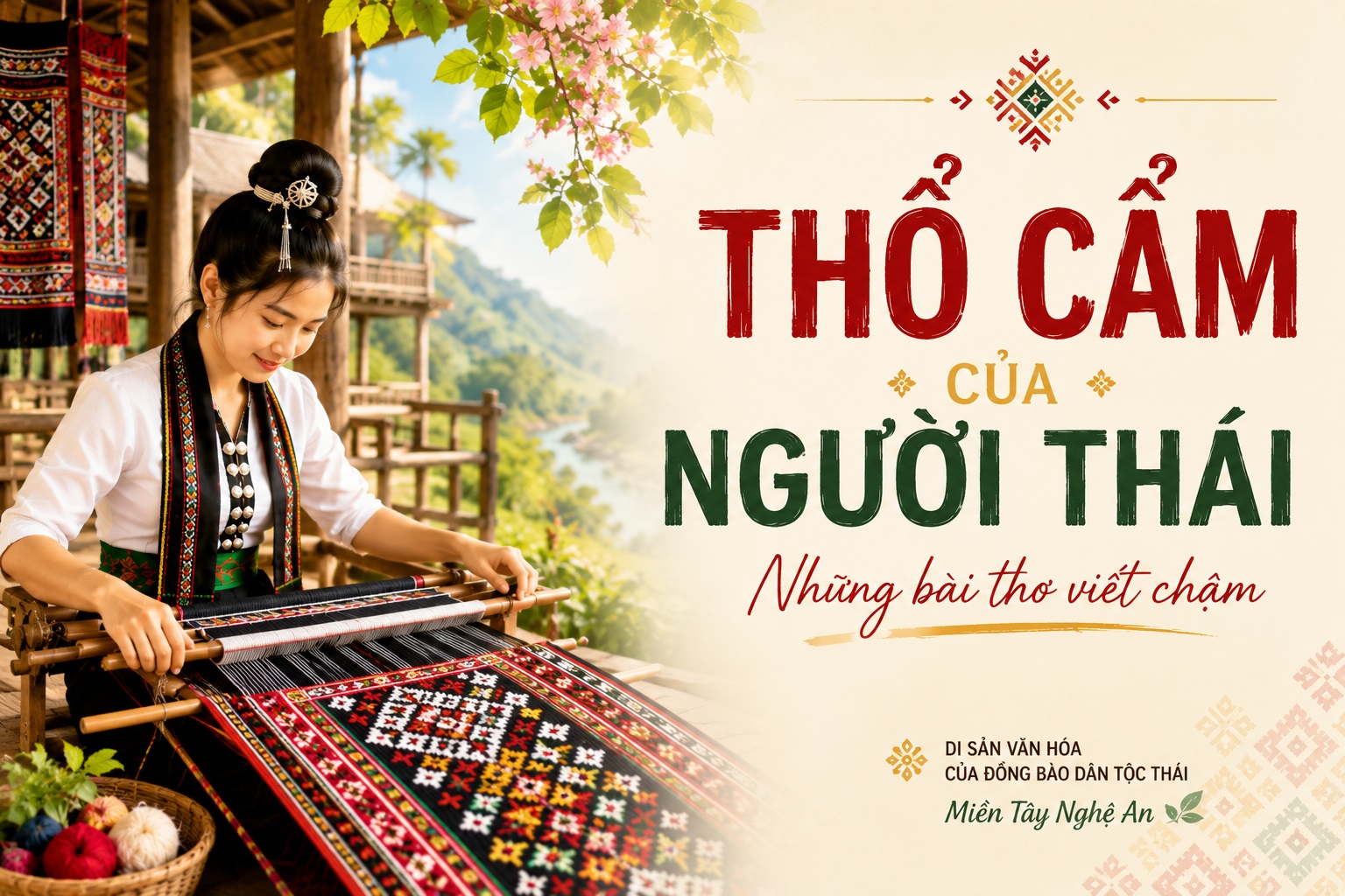 Thổ cẩm của Người Thái - Những bài thơ viết chậm