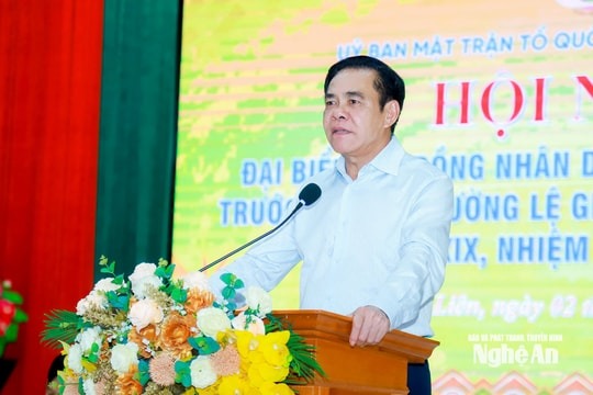 Chủ tịch UBND tỉnh Nghệ An tiếp xúc cử tri xã Kim Liên