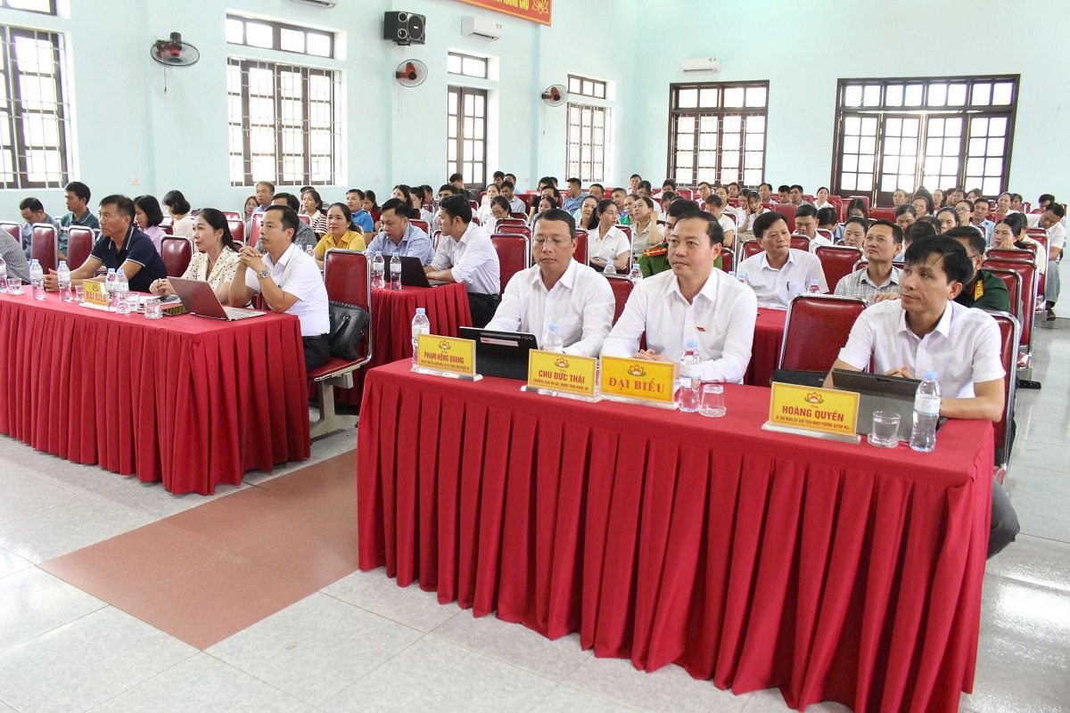 Đại biểu HĐND tỉnh tiếp xúc cử tri xã Quỳnh Anh sau Kỳ họp thứ 4