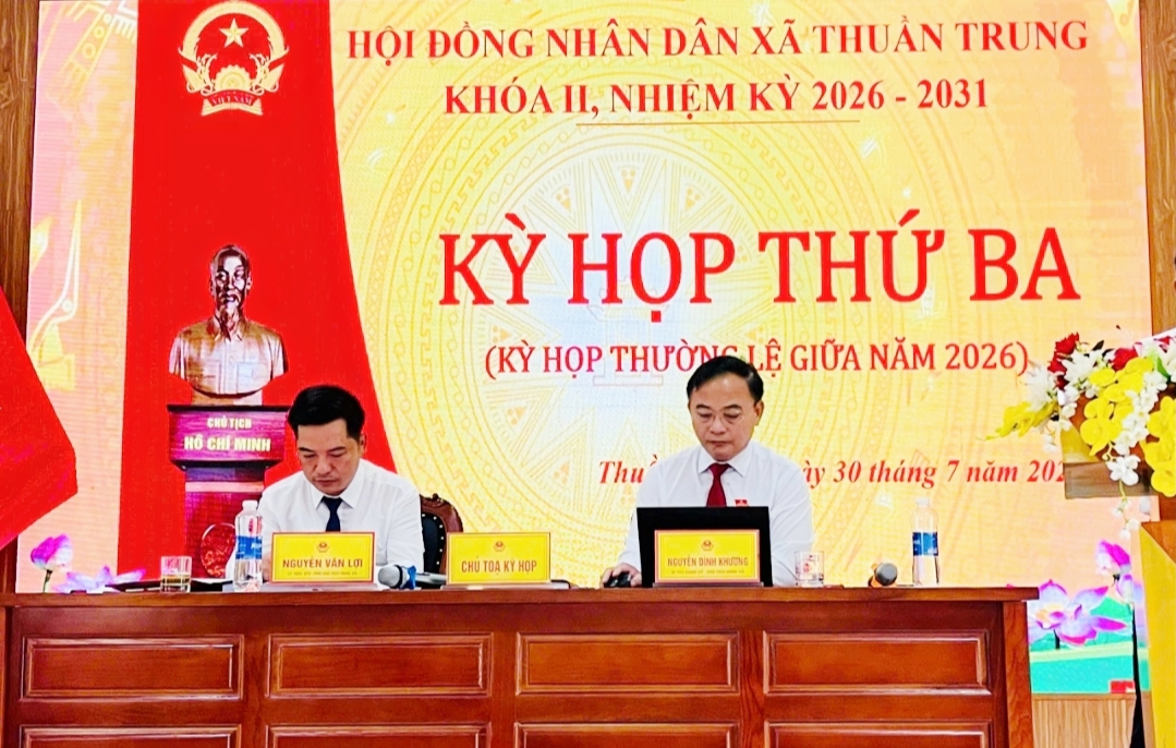 HĐND xã Thuần Trung tổ chức kỳ họp thường lệ giữa năm 2026