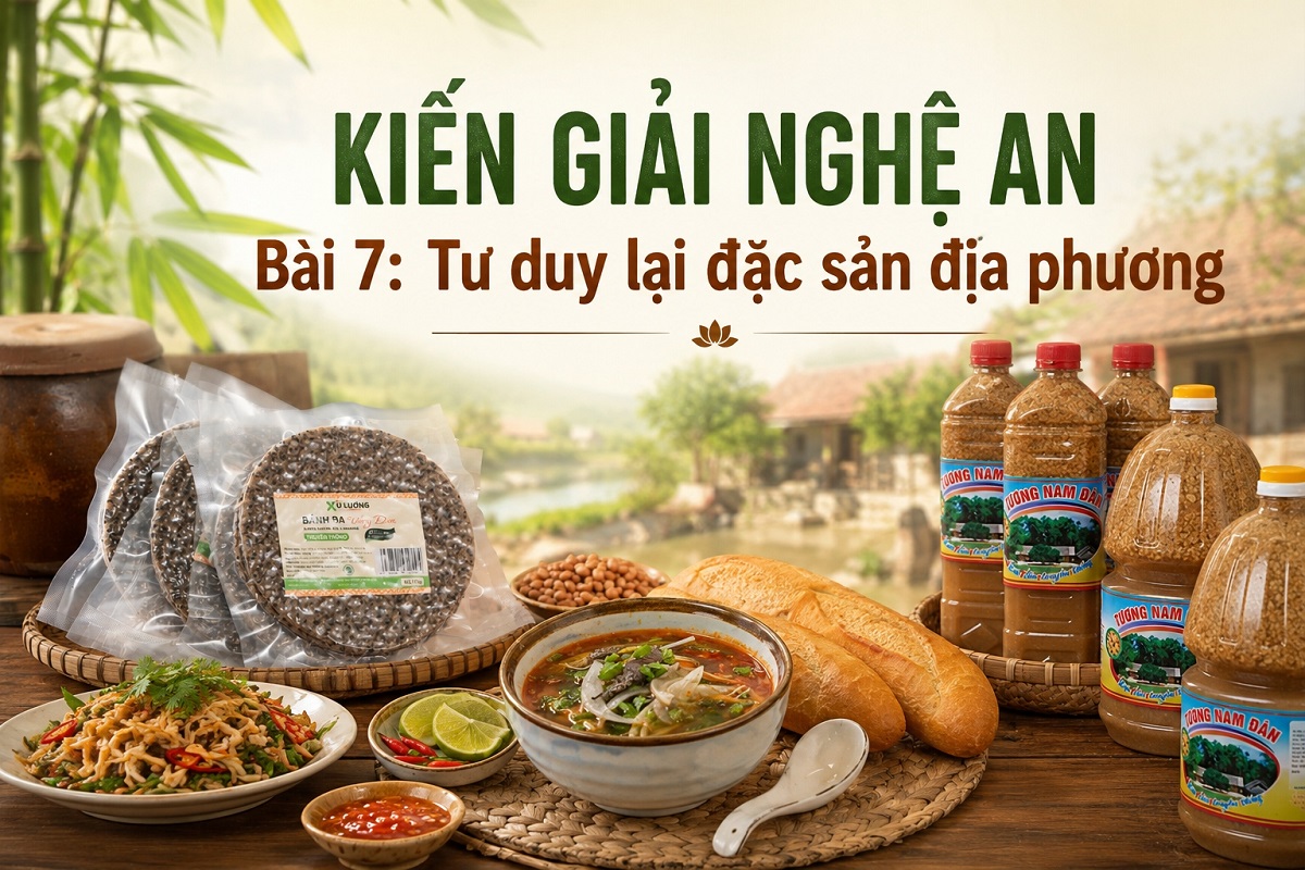KIẾN GIẢI NGHỆ AN - Bài 7: Tư duy lại đặc sản địa phương