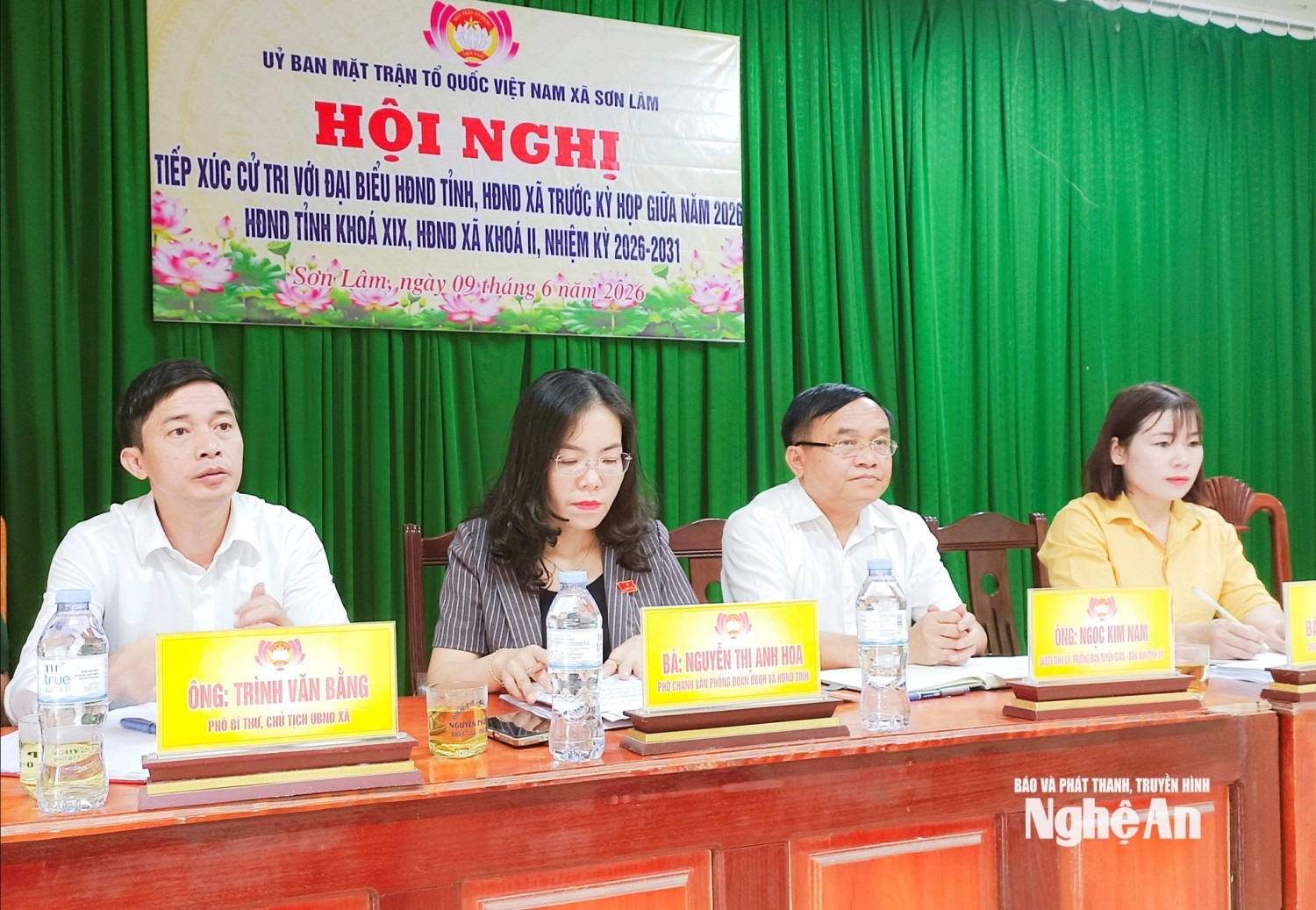 3 Đại biểu HĐND tiếp xúc cử tri xã Sơn Lâm