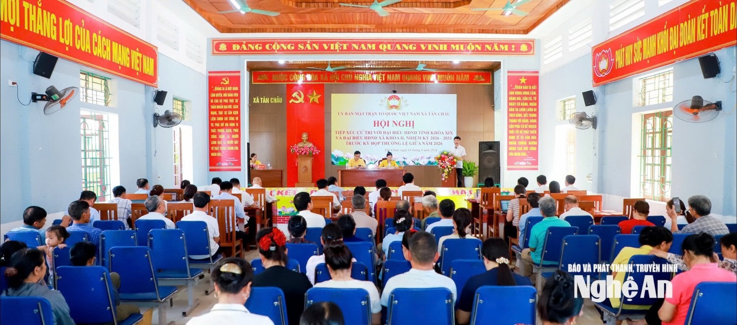 5 Đại biểu HĐND tỉnh tiếp xúc cử tri trước kỳ họp tại xã Tân Châu