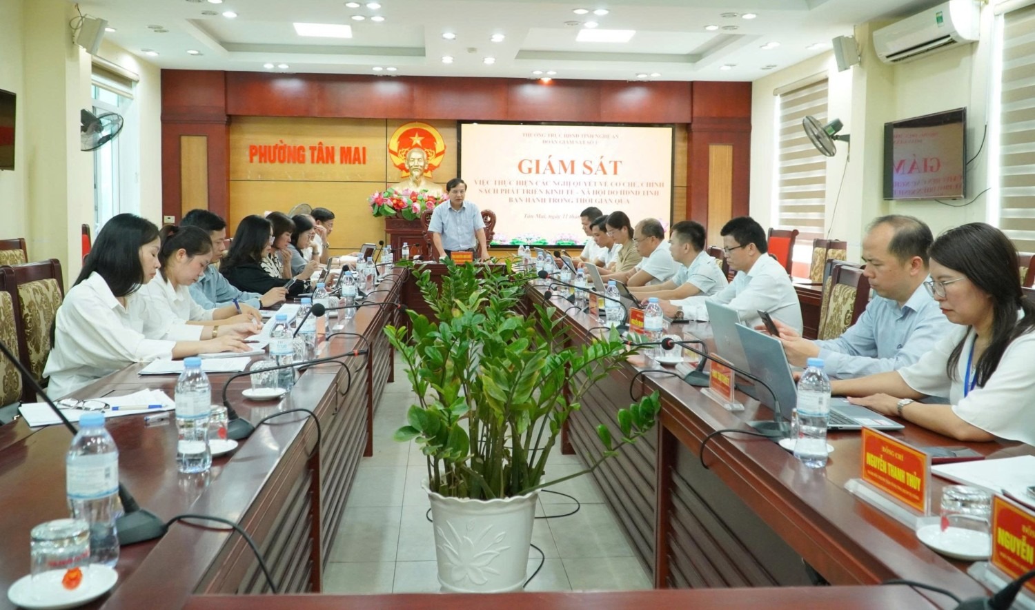 6 HĐND tỉnh giám sát tại phường Tân Mai
