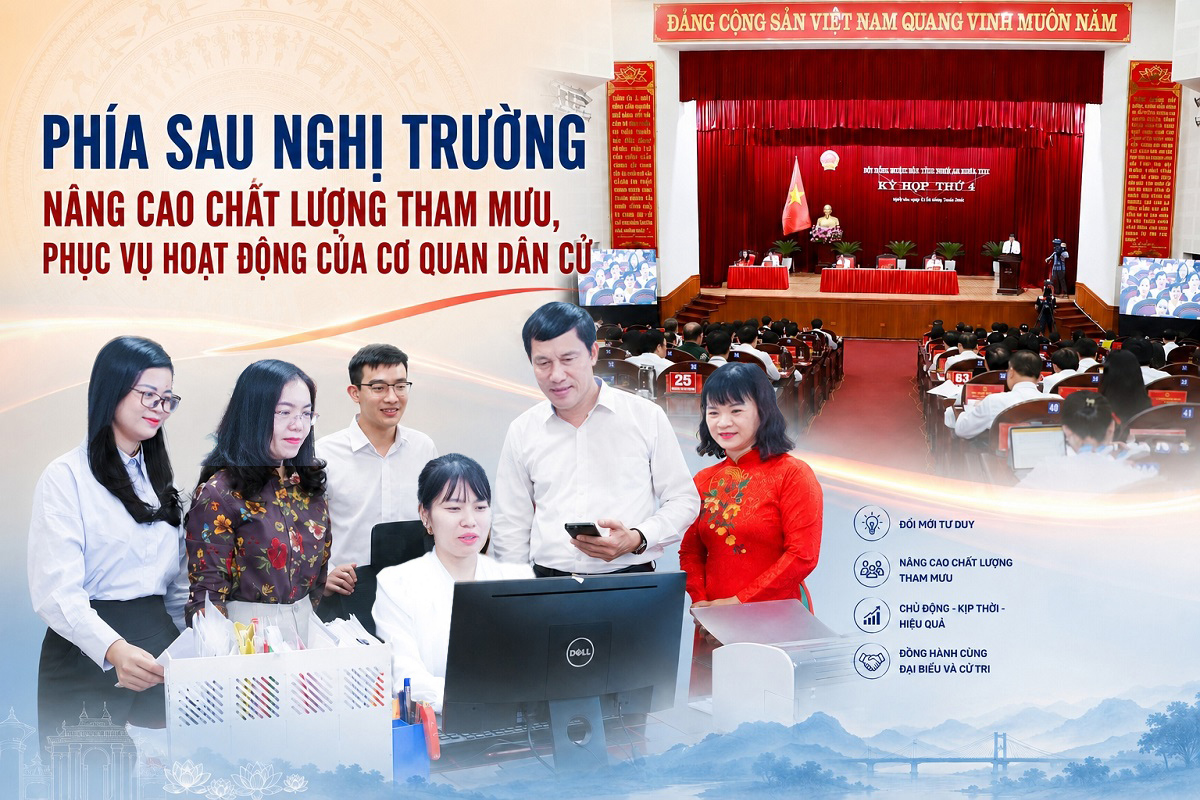 PHÍA SAU NGHỊ TRƯỜNG - NÂNG CAO CHẤT LƯỢNG THAM MƯU, PHỤC VỤ HOẠT ĐỘNG CỦA CƠ QUAN DÂN CỬ